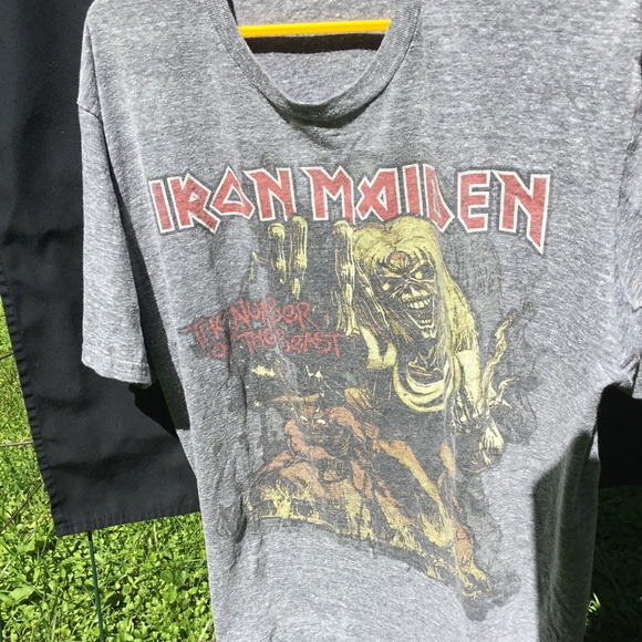 Other - Iron Maiden T-shirt Size XL Grey Concert